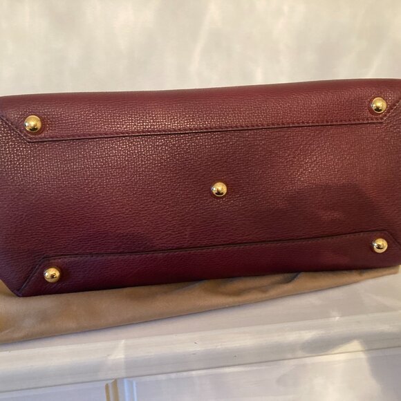 Auth. Burberry Leather & House Check Medium Banner Handbag With Strap *MINT* - Picture 16 of 16
